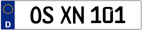 Truck License Plate